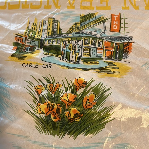 Vintage SAN FRANCISCO Souvenir Scarf - Picture 9 of 14